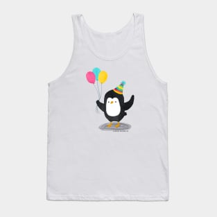 Birthday Penguin Tank Top